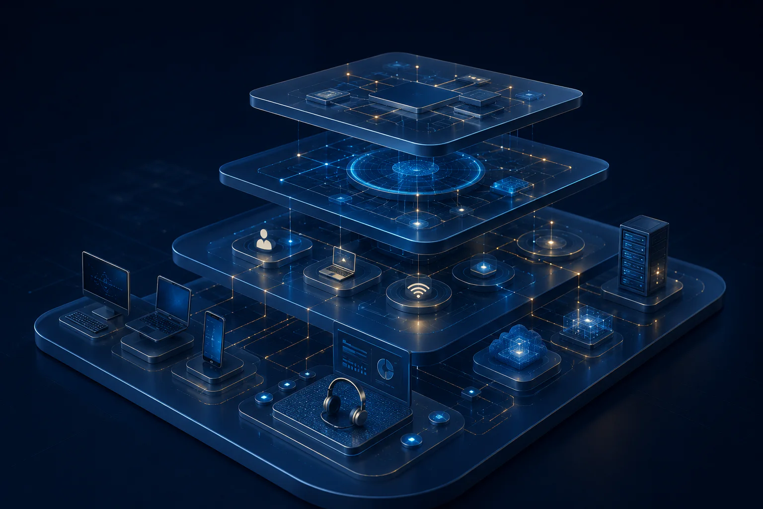 A connected technology platform bringing support, cloud, security, devices, backup, and automation together